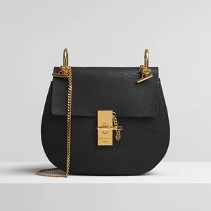 CHLOE | Drew Shoulder Bag in Grained Lambskin
